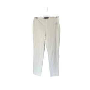 Ralph Lauren Black Label White Work Office Skinny Leg Trouser Dress Pants Size 6